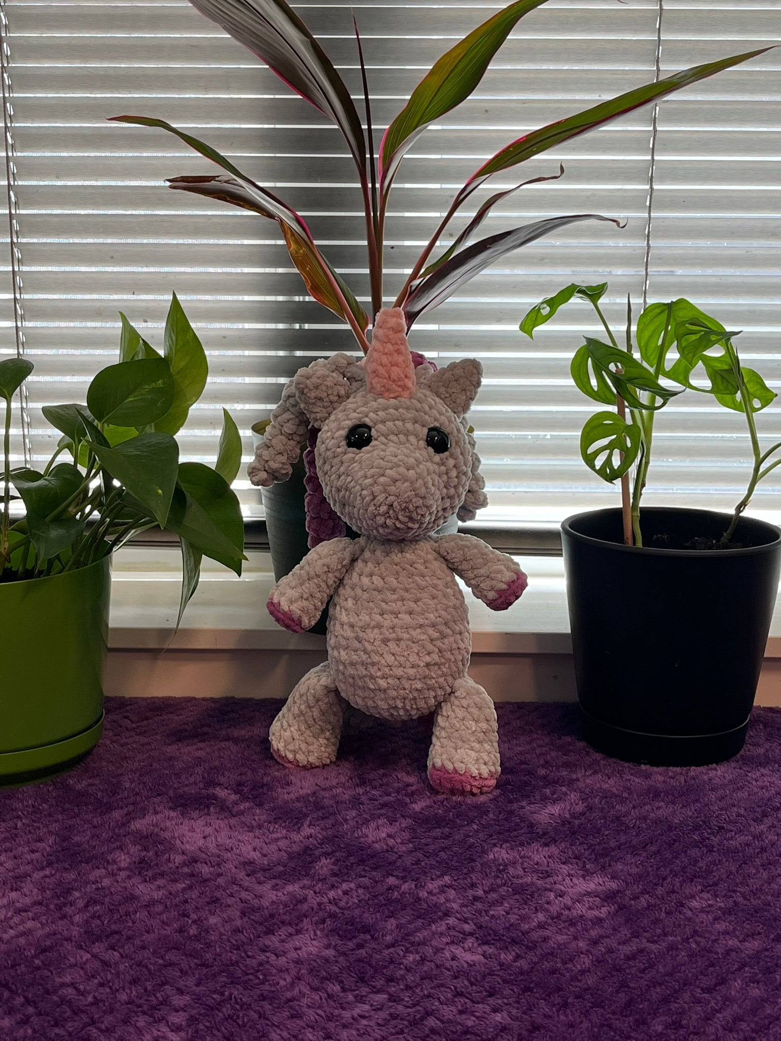 Crochet Floppy Unicorn Pattern - Free Plushie Pattern