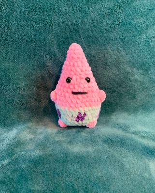 Crochet No Sew Patrick - Free Amigurumi Pattern