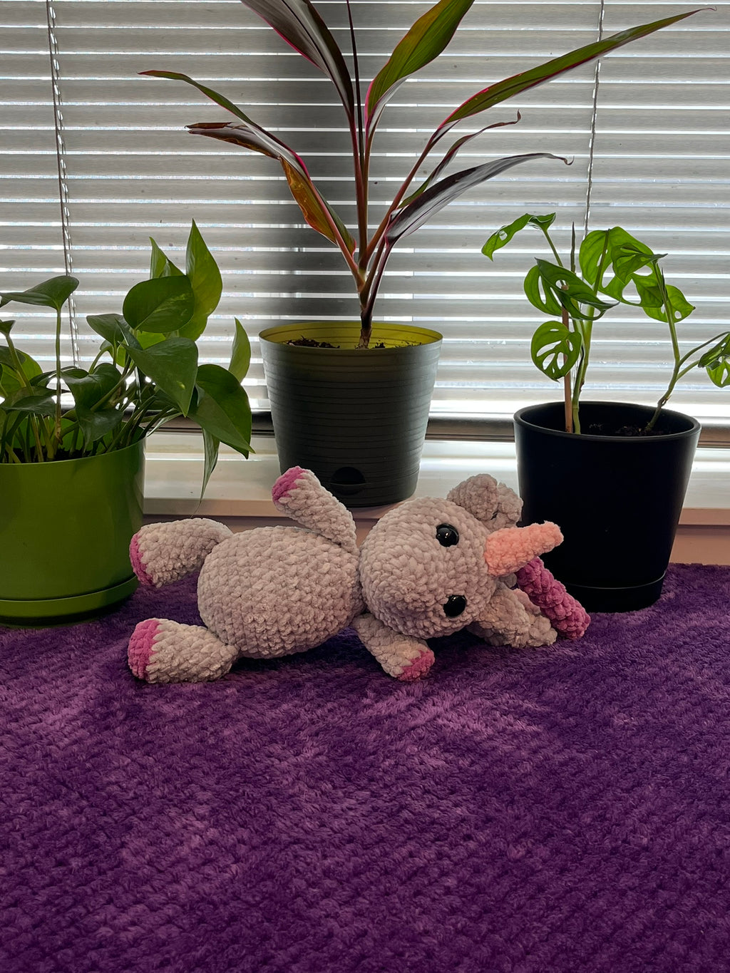 Crochet Unicorn Plushie/Stuffed Animal