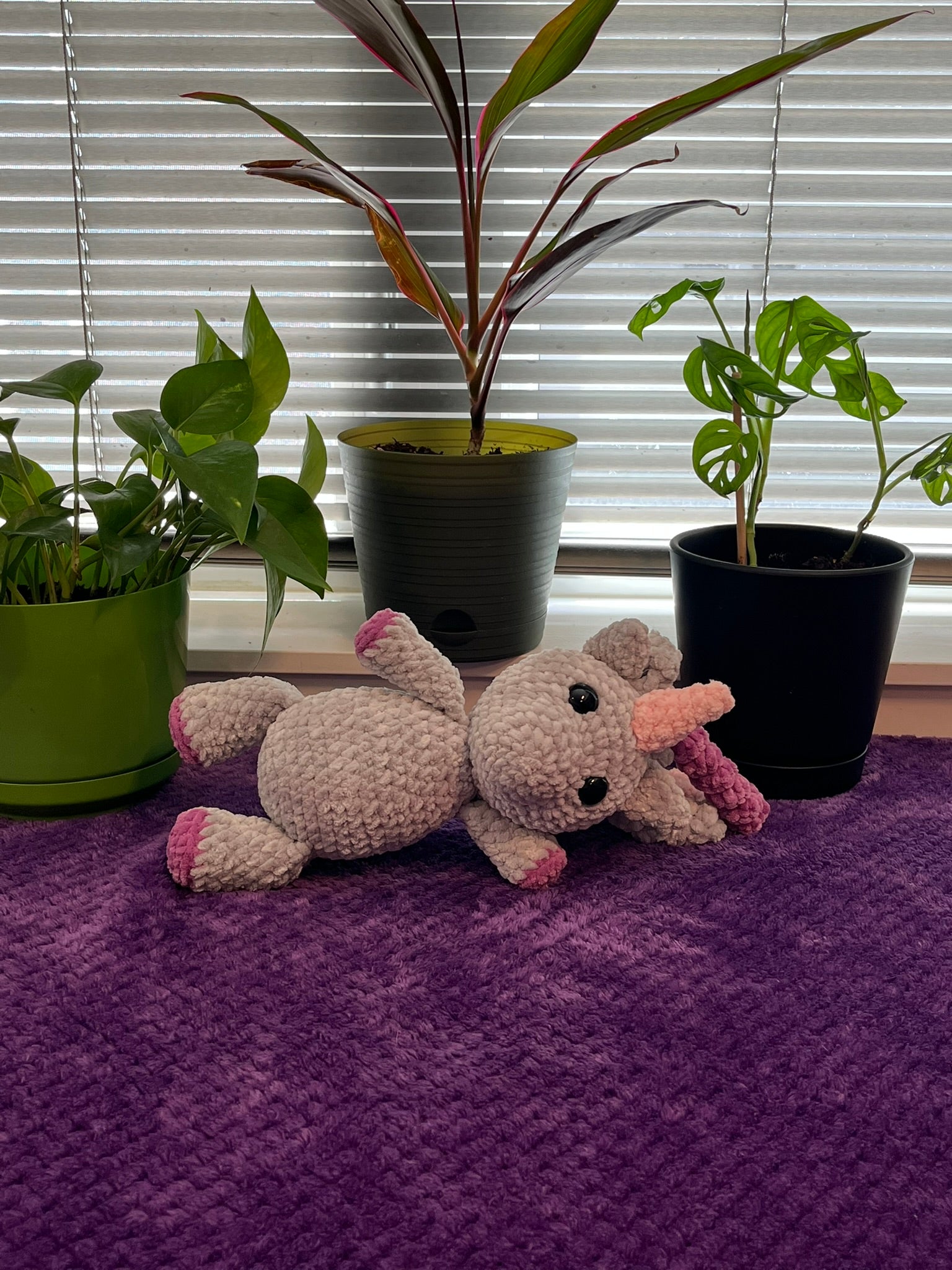 Crochet Unicorn Plushie/Stuffed Animal