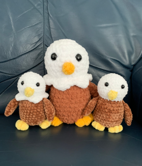 Crochet Eagle Amigurumi Pattern - Digital PDF Pattern