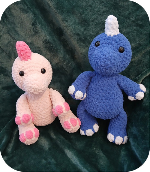 Crochet 2n1 Dinosaur PDF Pattern