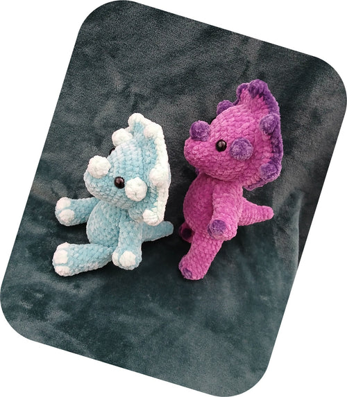 Crochet Triceratops 2n1 Pattern - PDF Digital Download
