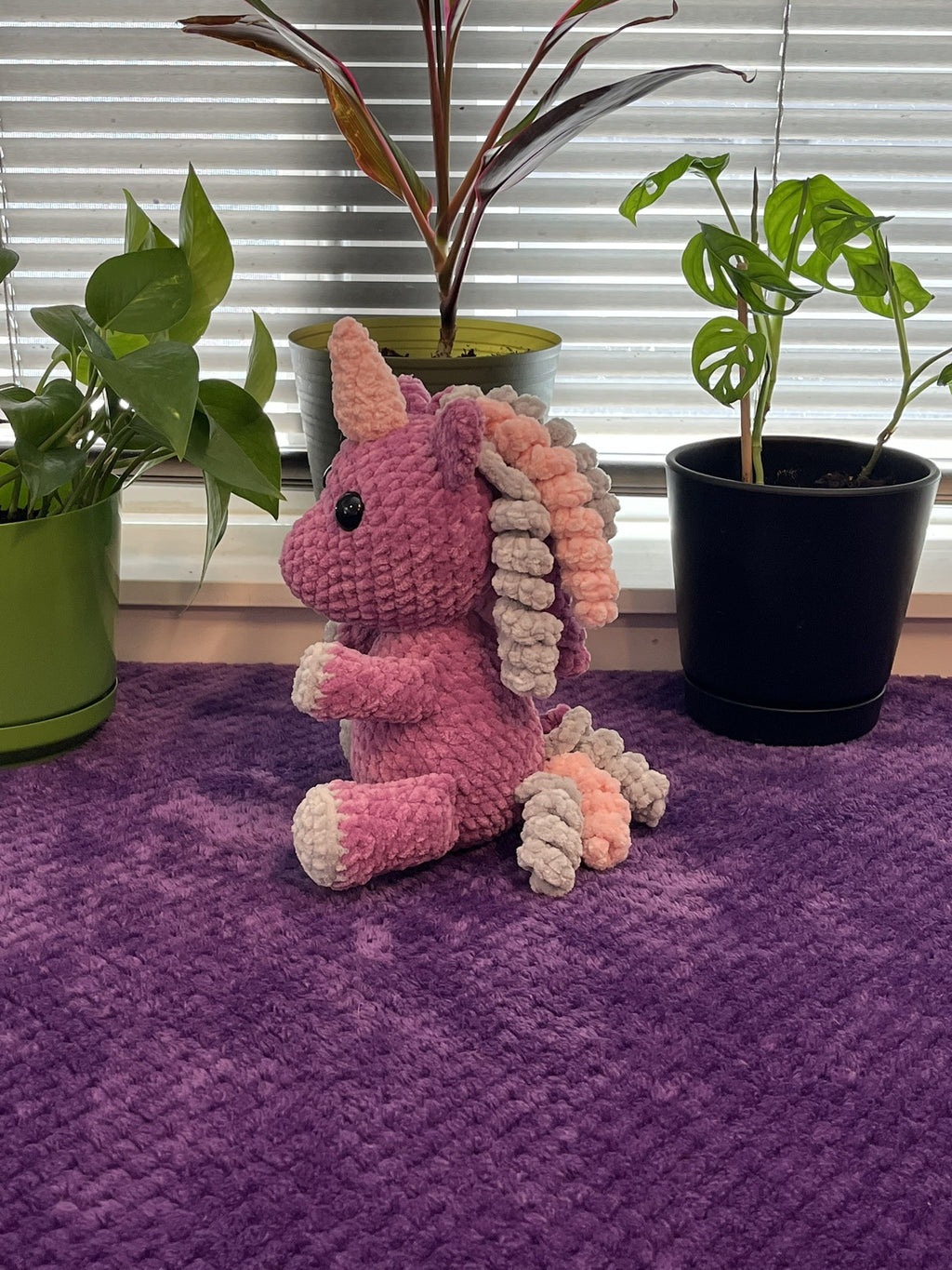 Crochet Sitting Unicorn Pattern - Digital Crochet Pattern